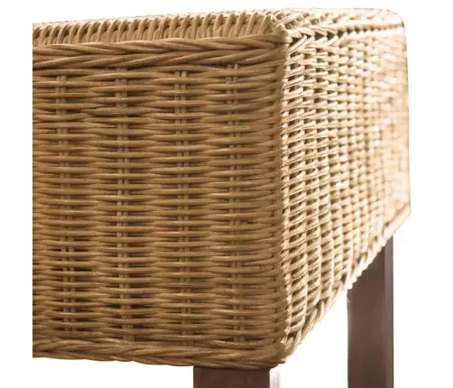 Söögitoolid 4 Tk, Pruun, Naturaalne Rotang