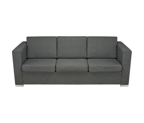 Dīvāni, 2 Gab., Tumši Pelēks Audums  Vidaxl