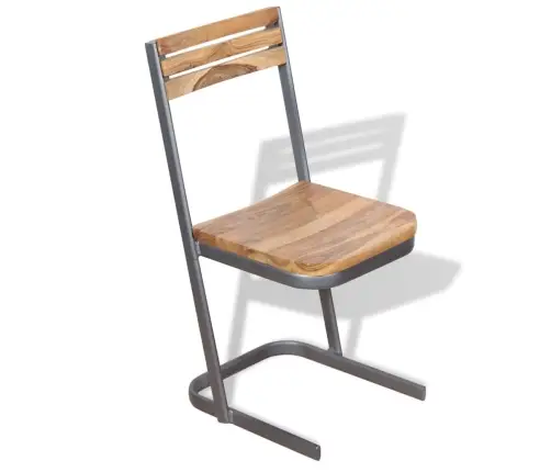 Virtuves Krēsli, 4 Gab., Masīvs Tīkkoks Vidaxl Virtuves Krēsli, 4 Gab., Masīvs Tīkkoks Vidaxl