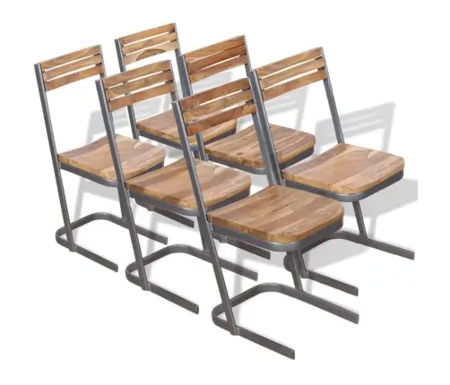 Söögitoolid 6 Tk, Tiigipuidust