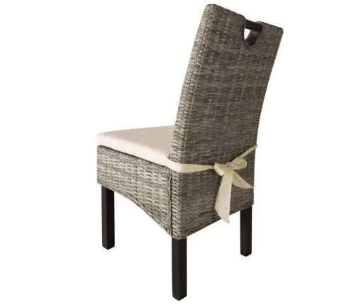 Virtuves Krēsli, 6 Gab., Kubu Rotangpalma, Mango Koks Vidaxl