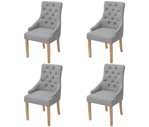 Söögitoolid 4 Tk, Helehall, Kangas