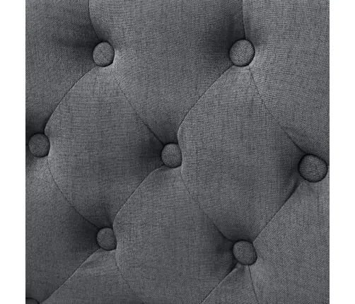 Virtuves Krēsli, 4 Gab., Tumši Pelēks Audums Vidaxl