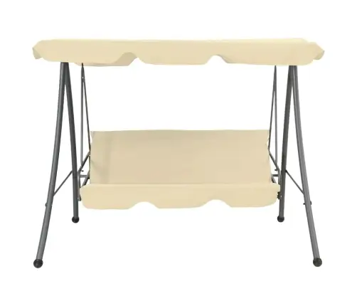 Lauko Sūpynės Su Stogeliu, Smėlio Ir Balta