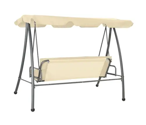 Lauko Sūpynės Su Stogeliu, Smėlio Ir Balta