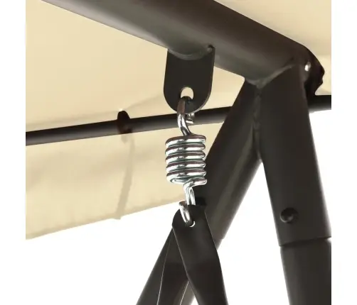 Lauko Sūpynės Su Stogeliu, Smėlio Ir Balta