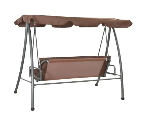 Āra Šūpuļsols Ar Jumtiņu, Brūns Vidaxl