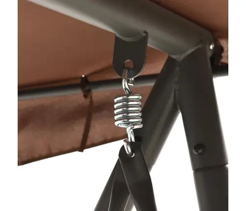 Āra Šūpuļsols Ar Jumtiņu, Brūns Vidaxl