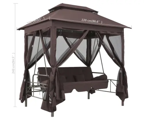 Pavėsinė/Sūpynės, Kavos Spalvos