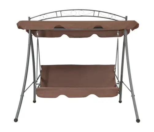 Konvertuojamos Lauko Sūpynės Su Skliautu, Kavos Spalva