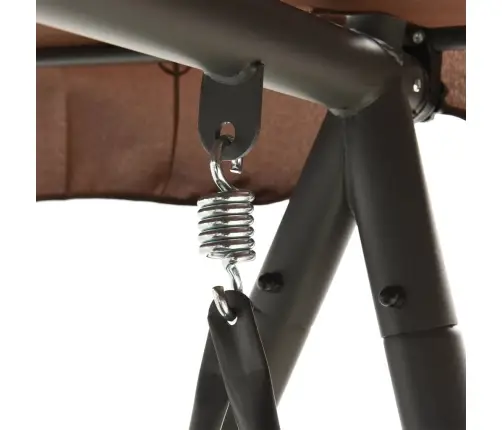 Konvertuojamos Lauko Sūpynės Su Skliautu, Kavos Spalva