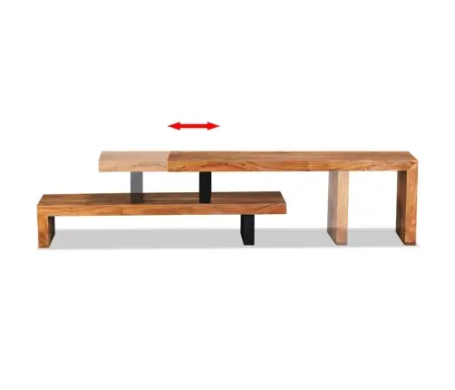 Tv Skapītis, Akācijas Masīvkoks Vidaxl