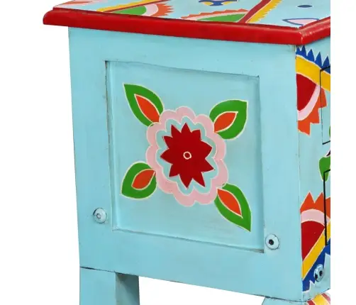 Konsolinis Staliukas, Mango Med., Mėl., Dažytas Rankomis Konsolinis Staliukas, Mango Med., Mėl., Dažytas Rankomis