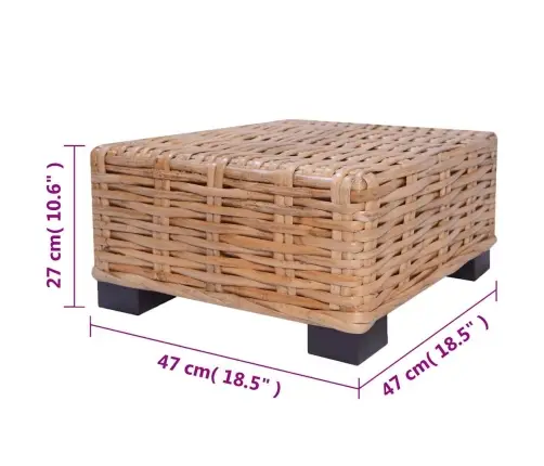 27-Osaline Diivanikomplekt, Looduslik Rotang