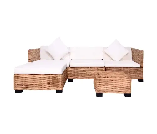 Dīvānu Komplekts, 14 Daļas, Dabīga Rotangpalma Vidaxl