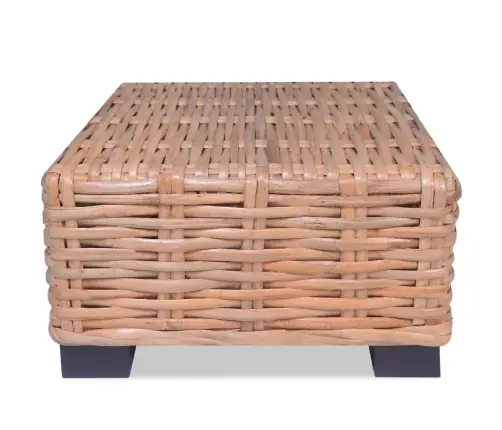 Kavos Staliukas, 45X45X30cm Natūralus Ratanas