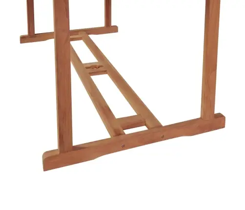 Sodo Stalas, Tikmedžio Medienos Masyvas, 180X90X75Cm