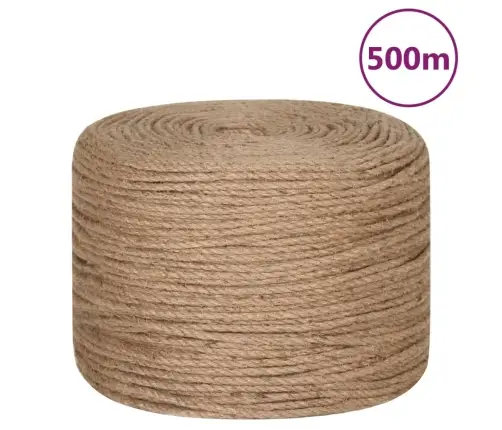 Virvė, 100% Džiutas, 6Mm, 500M