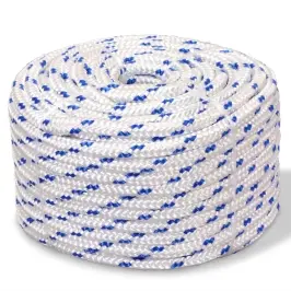 Pietauvošanās Virve, 14 Mm, 50 M, Polipropilēns, Balta Vidaxl