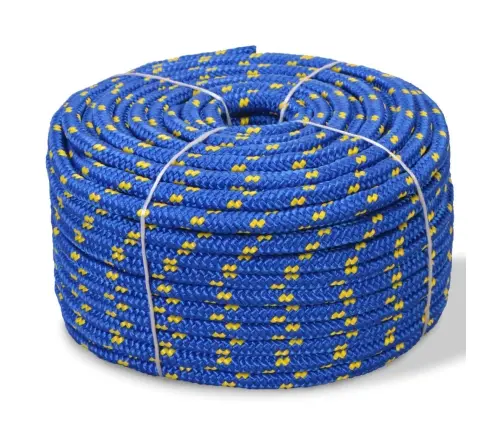 Pietauvošanās Virve, 12 Mm, 50 M, Polipropilēns, Zila Vidaxl