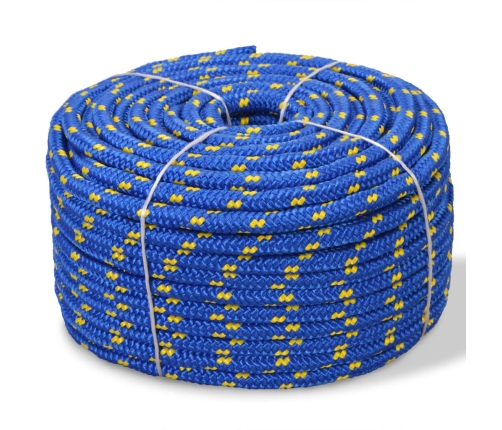 Pietauvošanās Virve, 14 Mm, 50 M, Polipropilēns, Zila Vidaxl