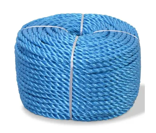 Vīta Virve, 10 Mm, 100 M, Polipropilēns, Zila Vidaxl