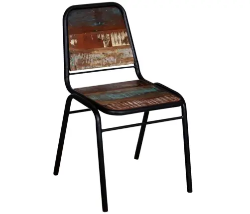 Virtuves Krēsli, 4 Gab., Pārstrādāts Masīvkoks Vidaxl