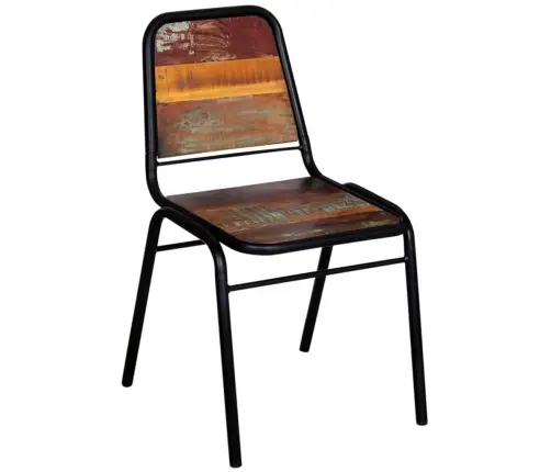 Virtuves Krēsli, 4 Gab., Pārstrādāts Masīvkoks Vidaxl