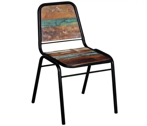 Virtuves Krēsli, 4 Gab., Pārstrādāts Masīvkoks Vidaxl