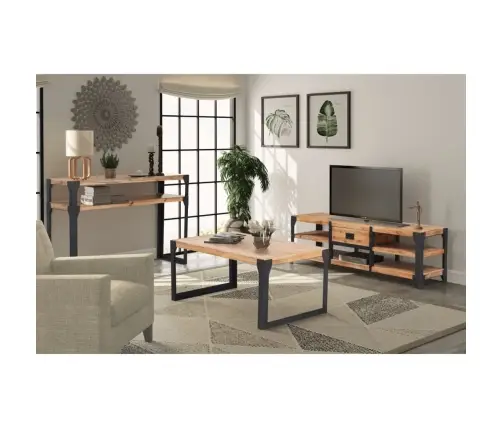 Viesistabas Mēbeļu Komplekts, 3 Gab., Akācijas Masīvkoks Vidaxl