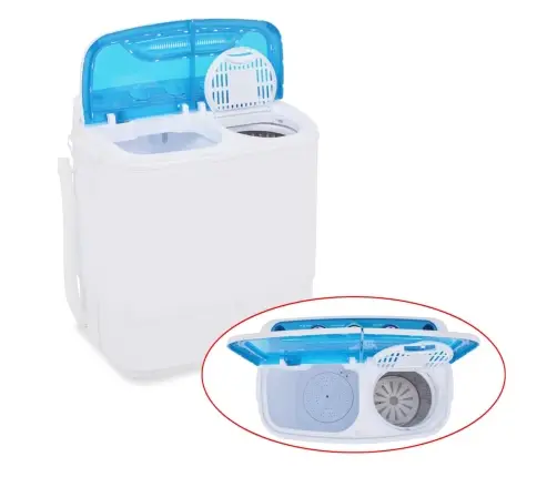 Mini Veļasmašīna, 5,6 Kg, Divi Kubli Vidaxl