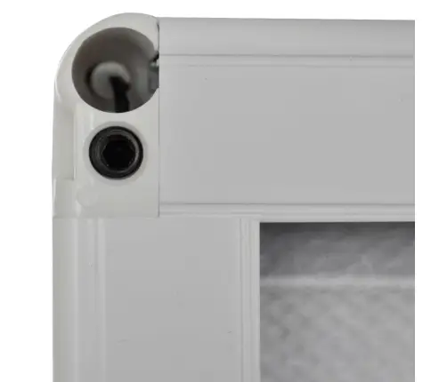 Tinklelis Nuo Vabzdžių Langams, Plisuotas, Aliuminis, 60X80Cm