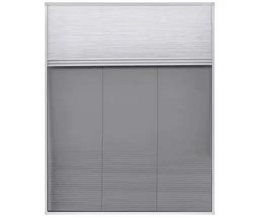 Tinklelis Nuo Vabzdžių Langams, Plisuotas, Aliuminis, 80X100Cm