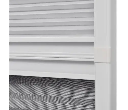 Kukaiņu Siets Logam Ar Žalūziju, 80X100 Cm, Alumīnijs, Plisēts  Vidaxl
