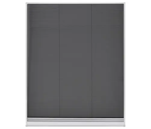 Kukaiņu Siets Logam Ar Žalūziju, 80X100 Cm, Alumīnijs, Plisēts  Vidaxl