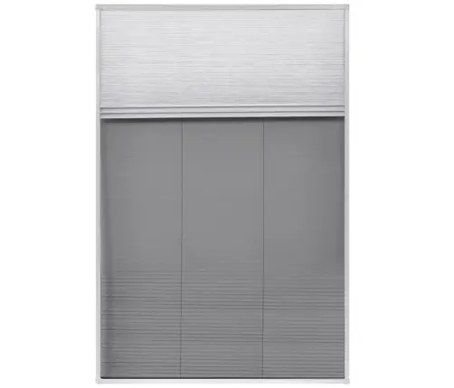 Tinklelis Nuo Vabzdžių Langams, Plisuotas, Aliuminis, 80X120Cm