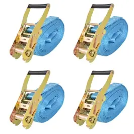 Kravu Stiprināšanas Siksna Ar Sprūdratu, 4 Gab., 4 T, 8Mx50Mm Vidaxl