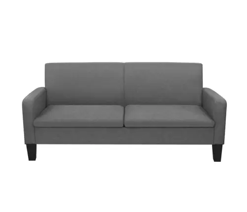 Trivietė Sofa, 180X65X76, Tamsiai Pilka