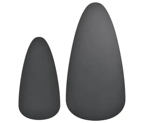 Kohvilaudade Komplekt 2 Tk, Männipuidust, Must