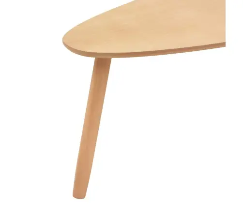 Kohvilaudade Komplekt 2 Tk, Männipuidust, Pruun