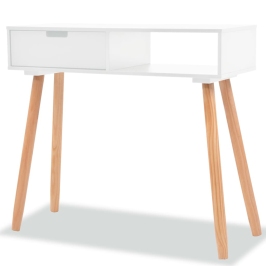 Konsoles Galdiņš, Priedes Masīvkoks, 80X30X72 Cm Vidaxl