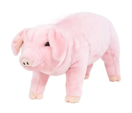 Rotaļu Sivēntiņš, Rozā Plīšs, Xxl Vidaxl