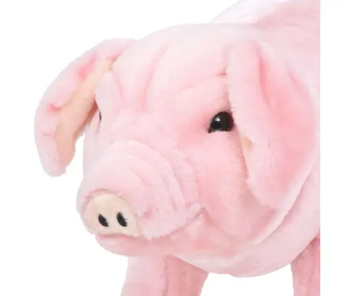 Rotaļu Sivēntiņš, Rozā Plīšs, Xxl Vidaxl