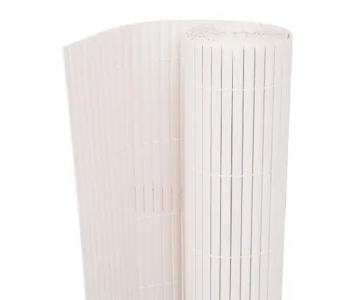 Dārza Žogs, Divpusējs, 90X500 Cm, Balts Vidaxl