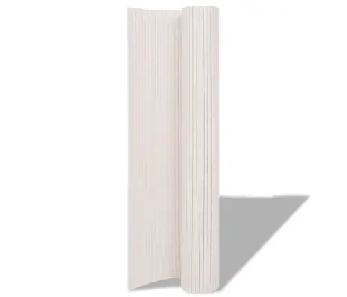 Dārza Žogs, Divpusējs, 90X500 Cm, Balts Vidaxl