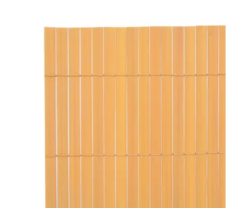 Dārza Žogs, Divpusējs, 90X500 Cm, Dzeltens Pvc Vidaxl