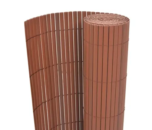Dārza Žogs Brūna 150 X 500 Cm Pvc Vidaxl