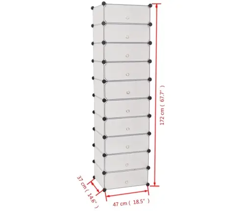 10 Sektsiooniga Kingakapp, Valge