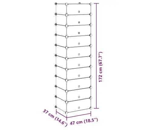 10 Sektsiooniga Kingakapp, Valge