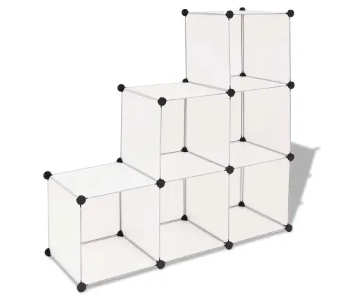 Daiktadėžė Su 6 Skyriais, Balta